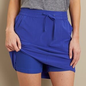 Duluth Trading Company UltraLite Performance Skort Royal Blue XL